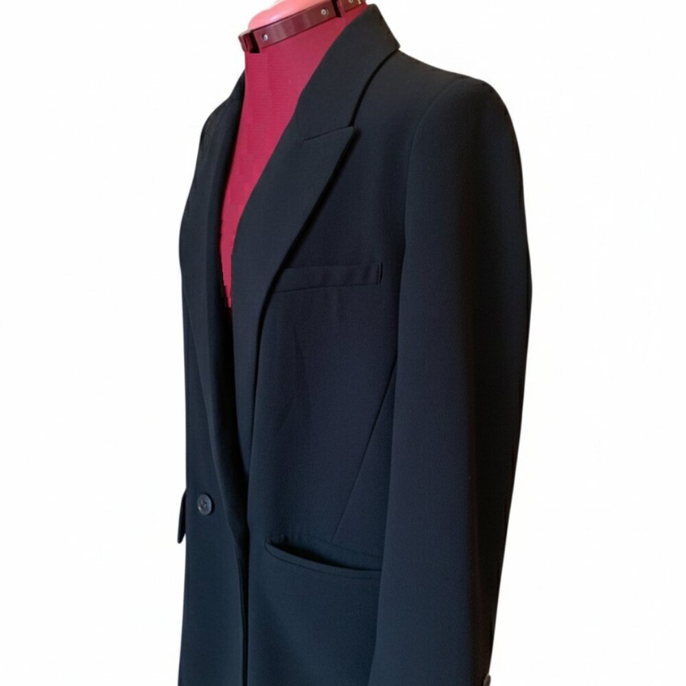ZARA 🖤 Classic Elegant black oversized blazer - Large - Picture 11 of 12